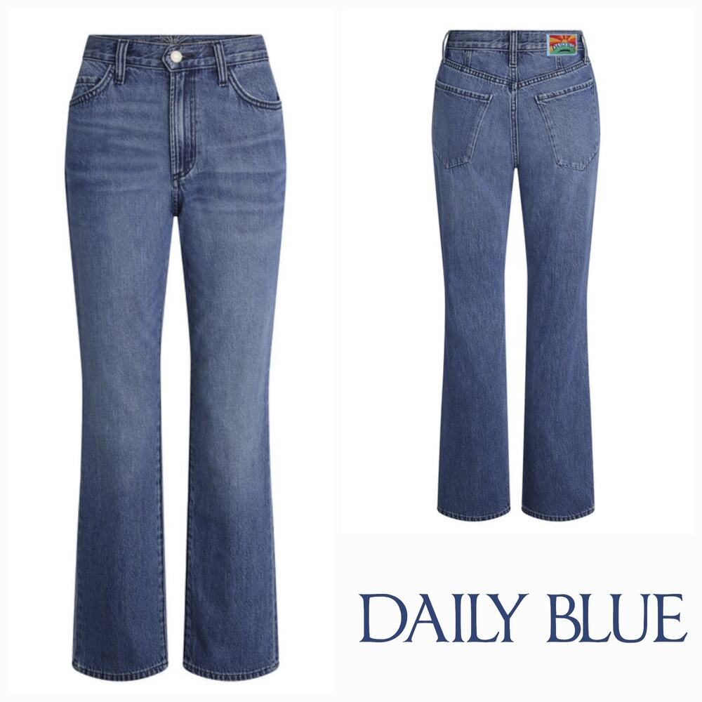 NWT Daily Blue Adriano Goldschmied Manya Straight Leg Jeans Sz. 29‎ Champlain